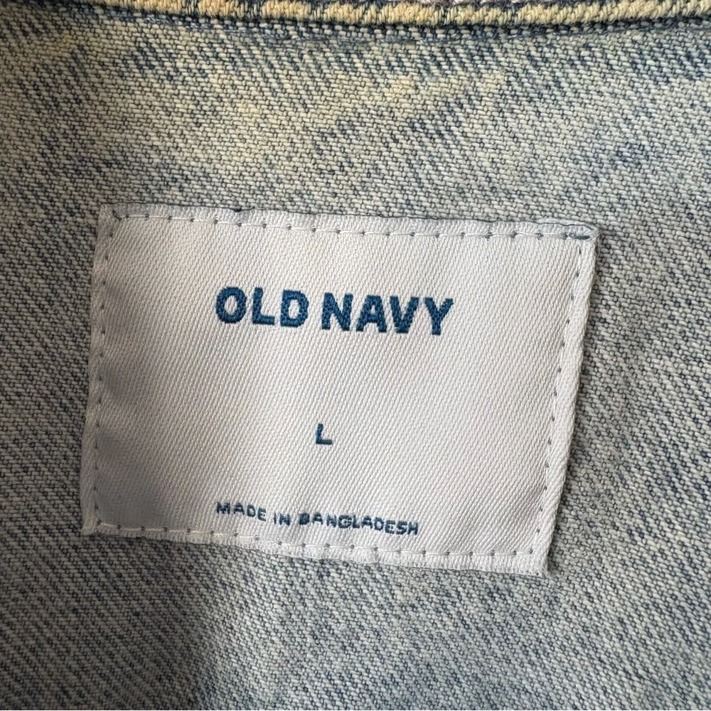 Upcycled Old Navy Patchwork Jean Jacket - Picture 9 of 15